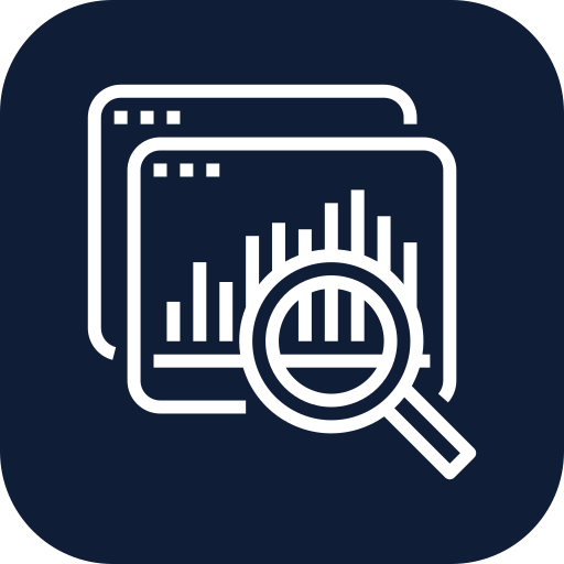 Symbol für die Analyse von Unternehmensdaten